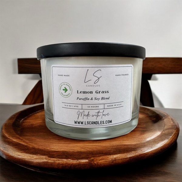 Lemon Grass Scented Candle